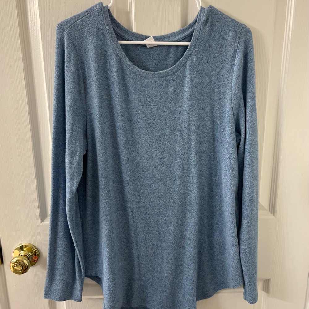 Jersey knit sweater